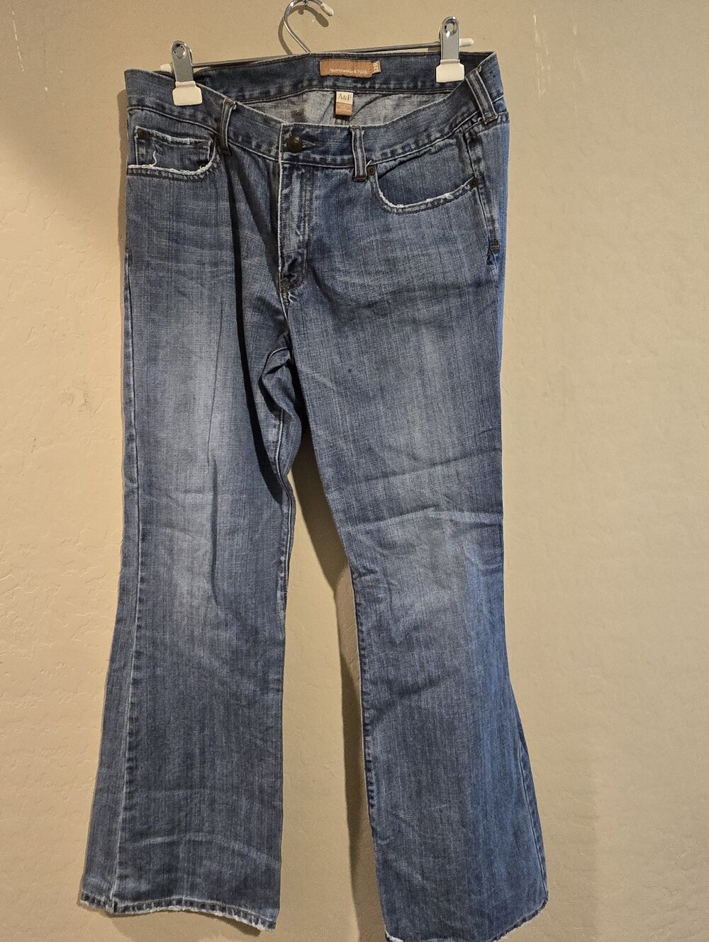 Abercrombie & Fitch Blue Women's Wide Leg Jeans